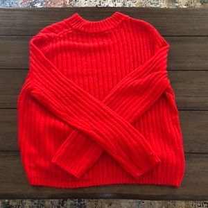 Warm Coral Sweater